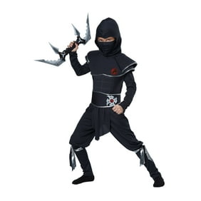 and More a Ninja Star Includes a Jumpsuit a Face Scarf Suit Yourself Black Ops Ninja Costume for Boys